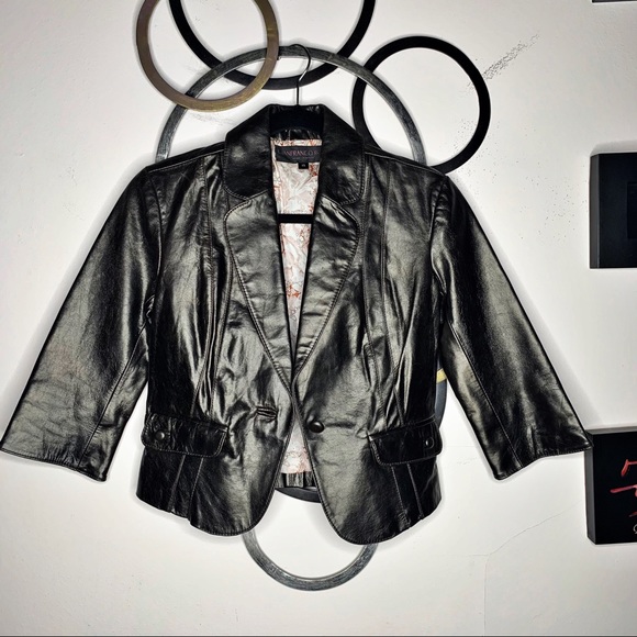 Vintage Gianfranco Rossi 3/4 Length Sleeve Moto - Picture 1 of 7